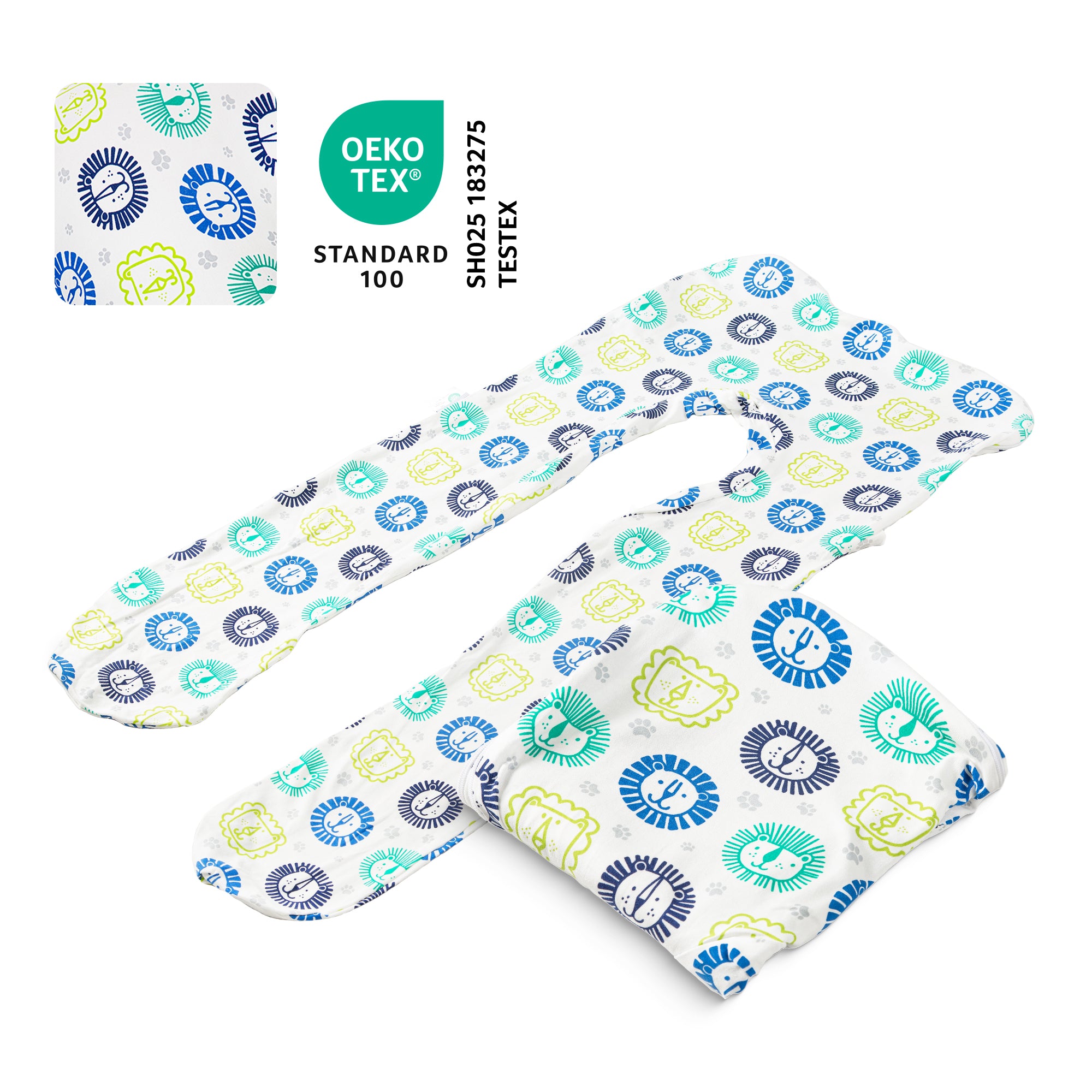 Housse de rechange pour oreiller enfant - Coton (Lion)